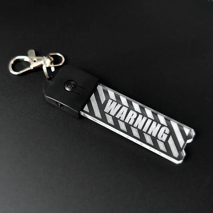 Cyberpunk LED Rechargeable Motorcycle Keychain
